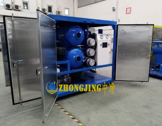 ZYD封閉廂式變壓器絕緣油高效雙級真空濾油機